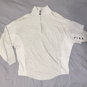 PINK Half-Zip Sweatshirt